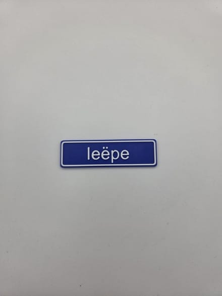 3D plaatsnaam speldje Ieëpe