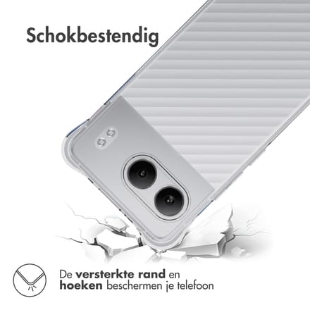 imoshion Hoesje - Geschikt voor OnePlus Nord 4 - Shockproof Case - Transparant