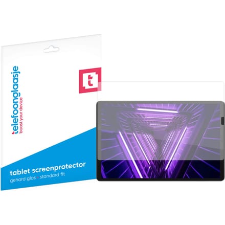 Lenovo Tab M10 Plus screenprotector gehard glas Case Friendly