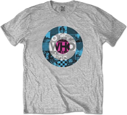 The Who - Target Blocks Heren T-shirt - L - Grijs