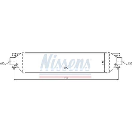 Intercooler NISSENS 96630