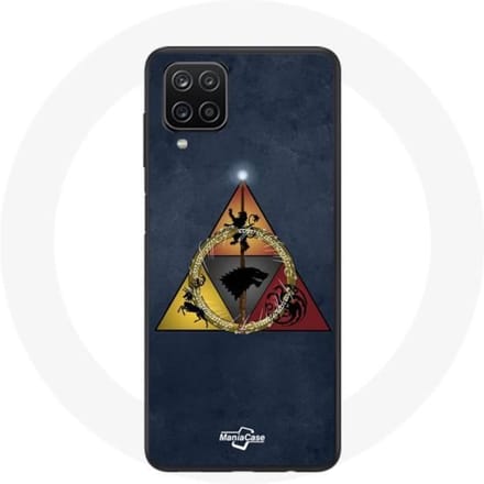 Coque - Game of Thrones - Samsung Galaxy A12 - Souple - Triangle Logo Baratheon - Mixte