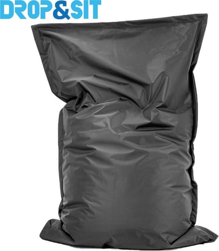 Drop & Sit - Zitzak - Antraciet - 100x150 cm - Voor binnen en buiten