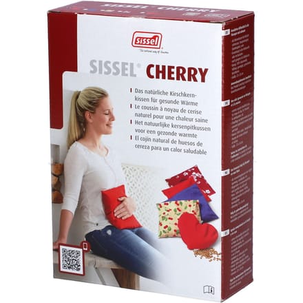 Sissel - Cherry Kersenpitkussen 23 x 26 cm rood