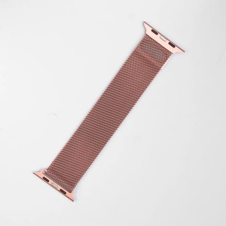 Milanese / Mesh band roze voor Apple Watch (42/44/45/49 mm)