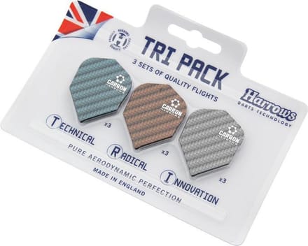 TRI PACK CARBON - 3 sets flights