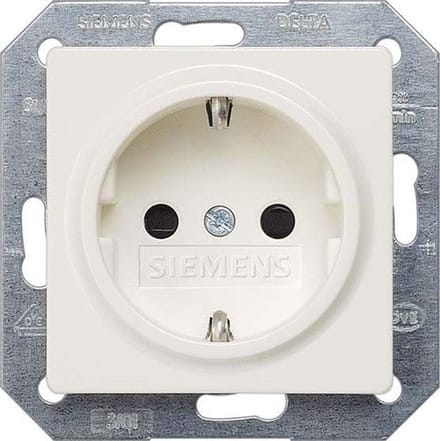 Siemens 5UB1518 Wandcontactdoos Delta Wit Schakelmateriaal 1 stuk(s)