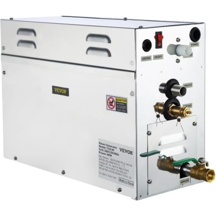 VEVOR Stoomgenerator 9KW Stoomdouches 220V-240V Sauna Stoomgenerator met Programmeerbare Controller voor Thuis SPA Badkamer Hotel Douche Stoom (Controller bevat geen batterij)