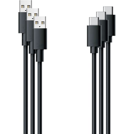 USB-C naar USB kabel Fast Charging - 1 meter - (3-pack)