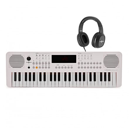 VISIONKEY-2 49-toets Draagbaar Keyboard, Wit en Koptelefoonset