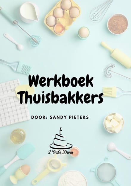 2 Cake Divas Werkboek thuisbakkers - Winstgevende onderneming opzetten