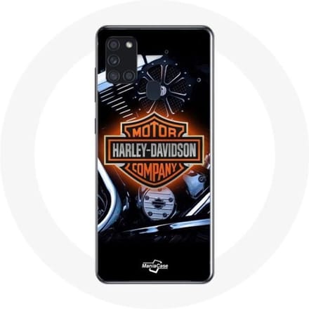Hoesje Samsung Galaxy A21S Harley Davidson Motorfietsen logo