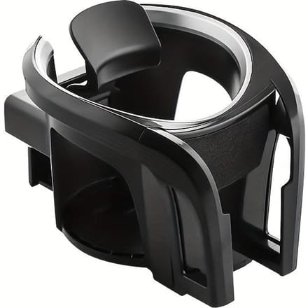 2-in-1 Multifunctionele Autoventilatiehouder ABS Airconditioning Uitlaatmontage, Universele Beker- & Telefoonhouder voor Middenconsole zwart