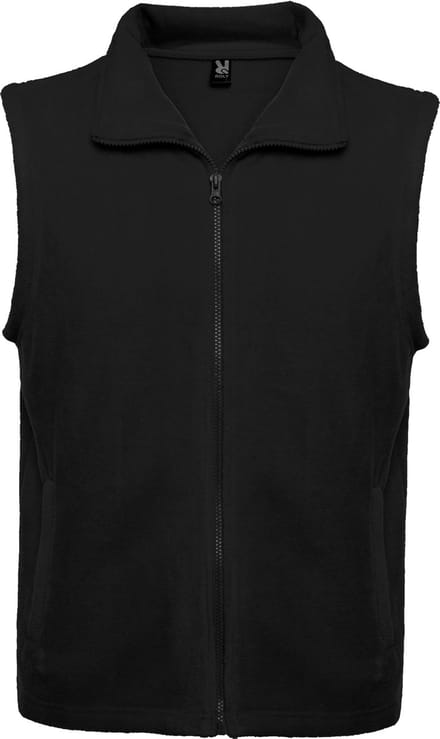 Zwarte fleece bodywarmer model Bellagio merk Roly maat M
