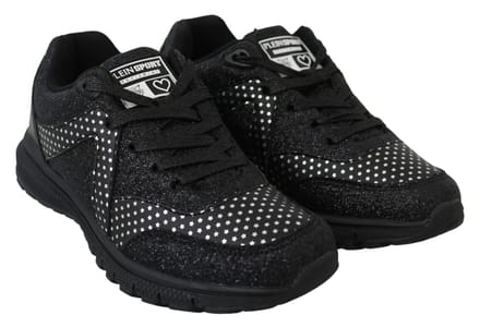 Plein Sport Dames Zwart Polyester Runner Jasmines Sneakers Schoenen