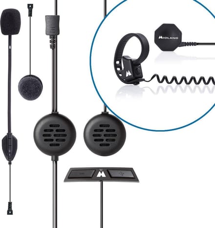 Midland BT GO Universal Motorintercom Gesloten helm