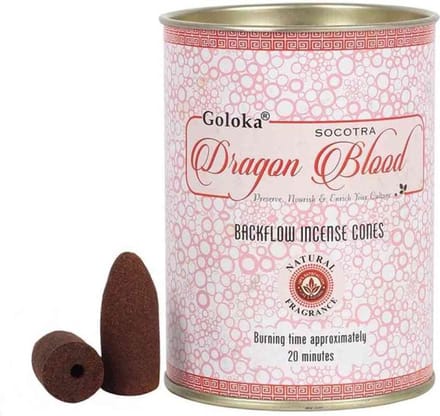Goloka Dragonblood Backflow Wierookkegels