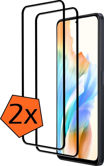 Screenprotector - 2 Stuks - Geschikt voor OPPO A98 - Full Cover - Gehard Glas - Beschermglas - Tempered Glass - Screen Protector