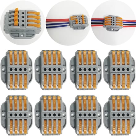 Dailygoody - Connector 4 Port - Snelsplitsdraadconnectoren - Compact