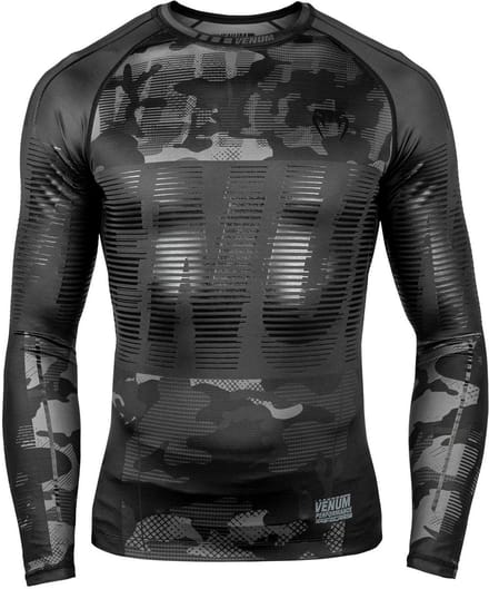 Venum Tactical Rashguard - Lange Mouwen - Camo - Zwart - S
