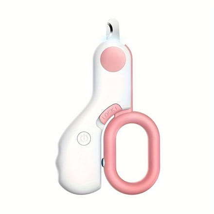 Livé® Roze Katten Nagelknipper – RVS Trimmer met Veilig Licht
