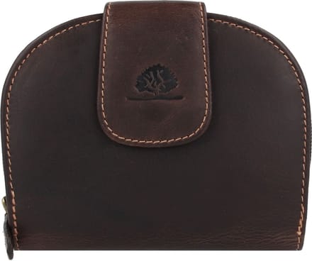 Greenburry Tornado Portemonnee RFID-bescherming Leer 14 cm - Dames - Horizontaal - teak brown