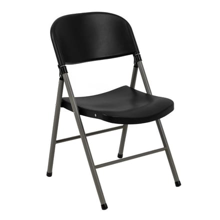 Bolero Opklapbare Stoelen Zwart ( Set van 2 )