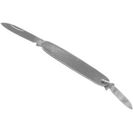 Zakmesje Adola - damesmesje voor handtas - zilverkleurig - 7,7 cm