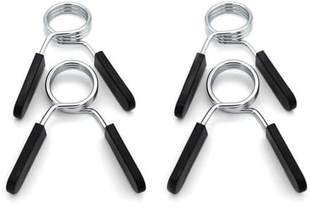 Voarge Dumbbell Bar Spring Clasp - 4 Stuks Gewichtsclips voor Dumbbells - 30mm