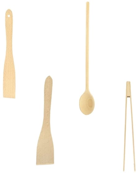 Set van 4 Fackelmann Boisselerie keukengerei
