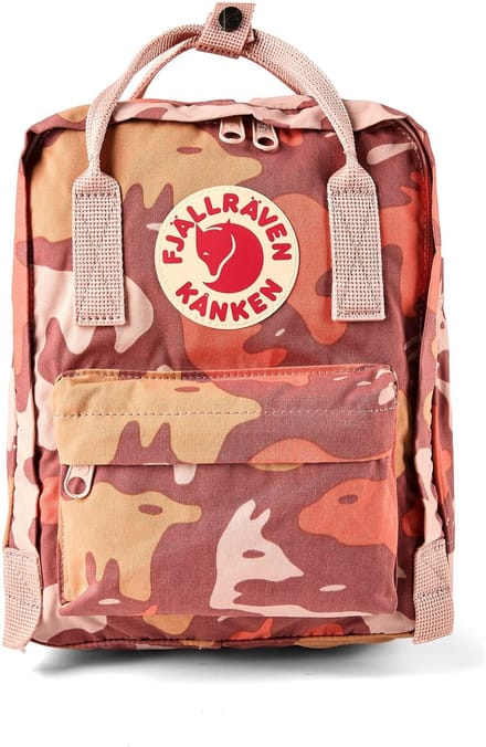 Fjällräven Kånken Graphics Mini - Rugzak 29 cm (chalkrose-hidden animals)
