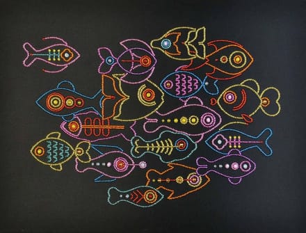 MiniArt Crafts, Line Fishes, 40x30 cm (nivo: standaard)