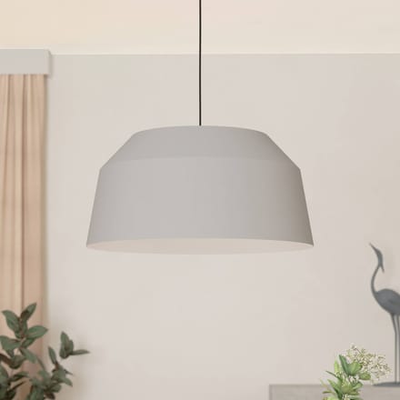 EGLO Contrisa hanglamp in grijs, 1-lamp, Ø 52 cm