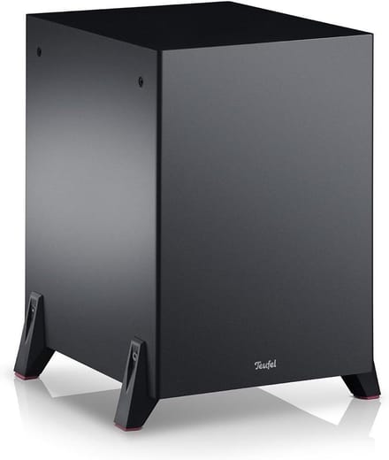 Krachtige Subwoofer - Diepe Bas - Home Cinema - Frontfire Downfire Mogelijk - 25cm Driver - Zwart