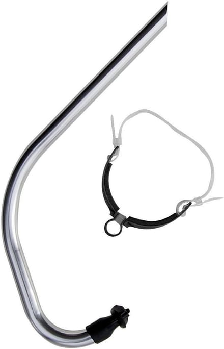 Professionele Snorkel voor Zwemtraining en Wedstrijden - Lichte Aluminium Buis