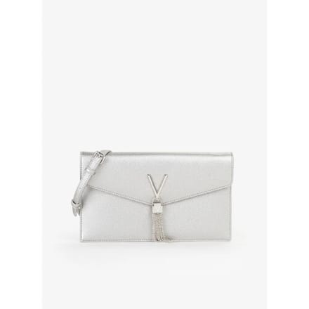 VALENTINO schoudertas clutch Luxe Pochette Argento zilverkleurig