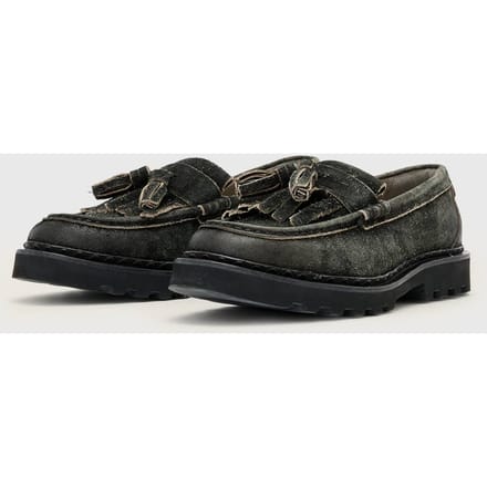 AllSaints Skiff Tassel Loafer Charcoal Grey Größe: 43 | Loafer Outlet | Herren | Schwarz