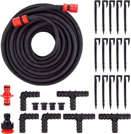 Zweetslang Set - Druppelslang - Efficiënt Besproeien - Inclusief Complete Set - 30 Meter