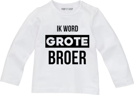 Strijkapplicatie _ Ik word Grote Broer#