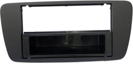 Inbouwframe met bakje Seat Ibiza 08> ABSZWART ANTRACIET