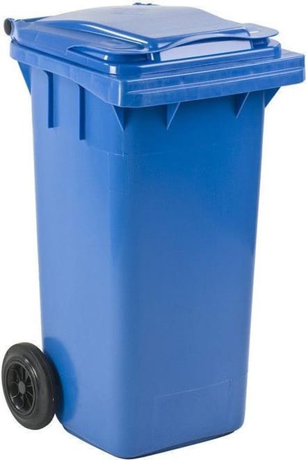 Minicontainer 120 liter blauw kliko