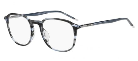 Hugo HG 1378/G Grey striped blue 52/20/145 MAN Brilmonturen