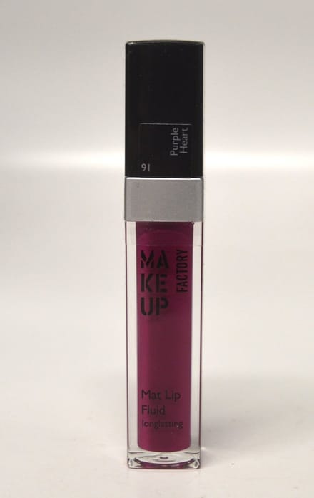 Make Up Factory Mat Lip Longlasting Lipgloss Purple Heart 91
