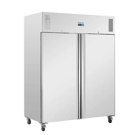 Polar U-serie dubbeldeurs staande koelkast 1300L
