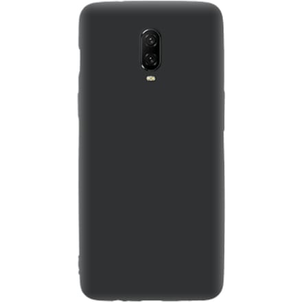 OnePlus 6T TPU Back Cover - Zwart