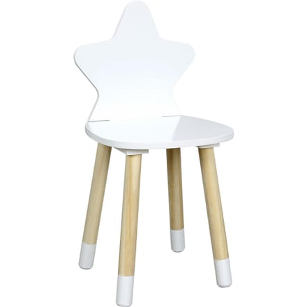 Uniquely Kinderstoel Star Wit