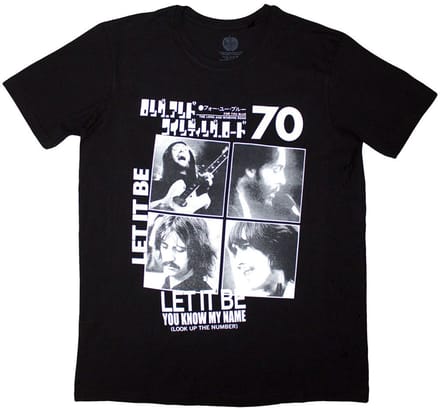 The Beatles - 1970 Heren T-shirt - L - Zwart