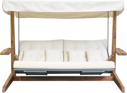 Westmann 4-persoons Houten Verandaschommel Luna 2600 - Creme