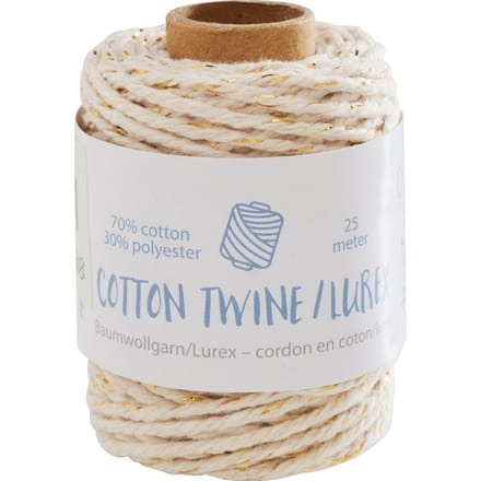 Katoenen koord "Twist" - Beige
