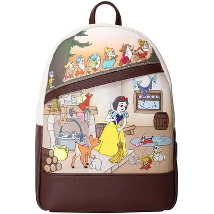 Loungefly: Disney Sneeuwwitje en de Zeven Dwergen Multi Scene Mini Rugzak